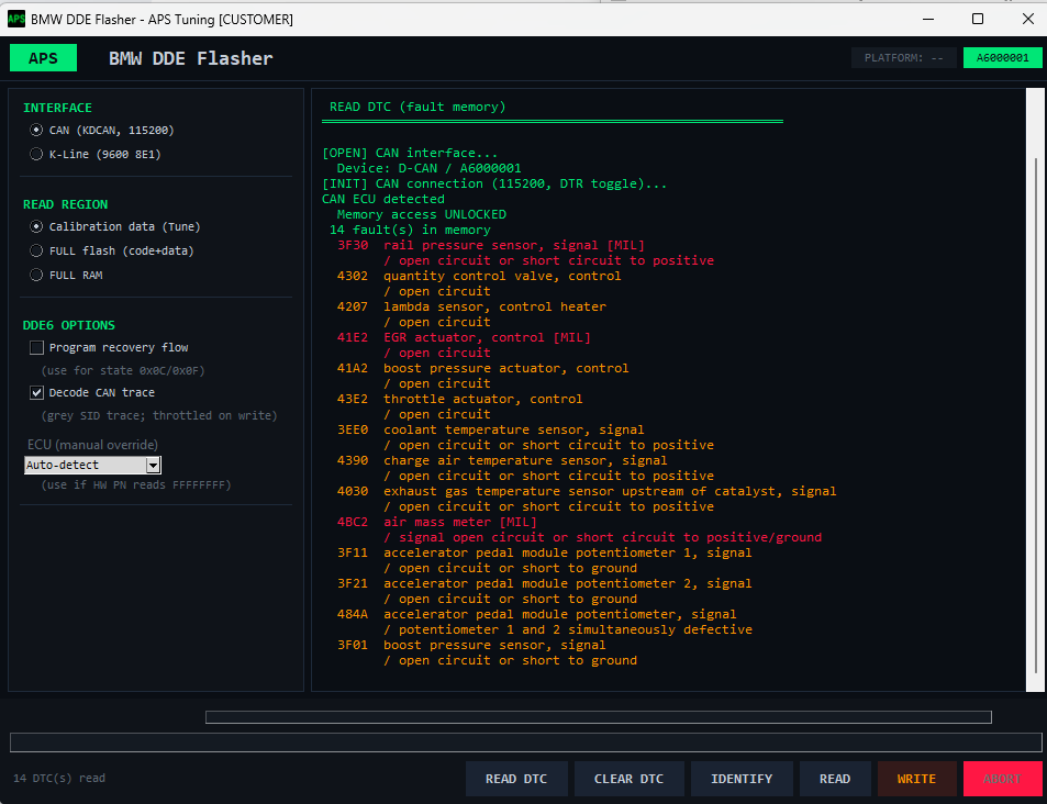 DDE Flasher screenshot